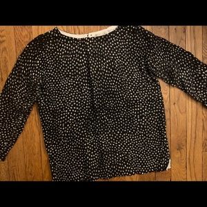 Black Cheetah Print Loft Sweater
